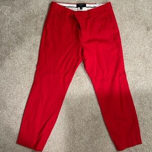 Banana Republic Red Chino Pants